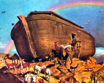 image of noah's ark cartoon